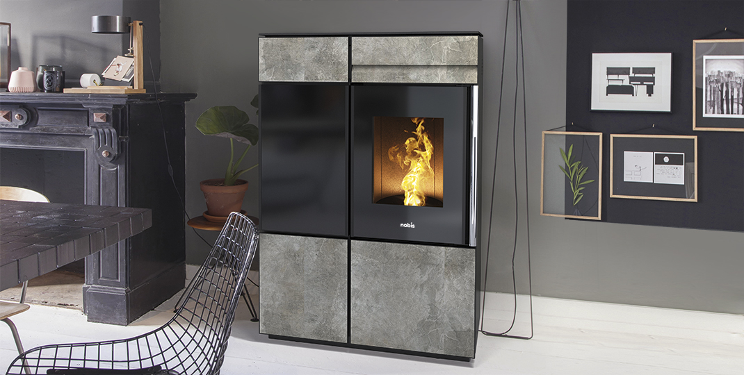 Nobis A10 Light 2020 Poêles à pellets - Poelerie Pitchot Jemeppe (Liège)
